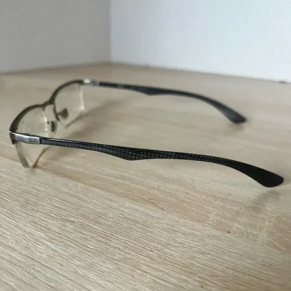 Ray-Ban RB8413 2620 Gunmetal Carbon Fiber Black Eyeglasses Frames Only 52-18-145
